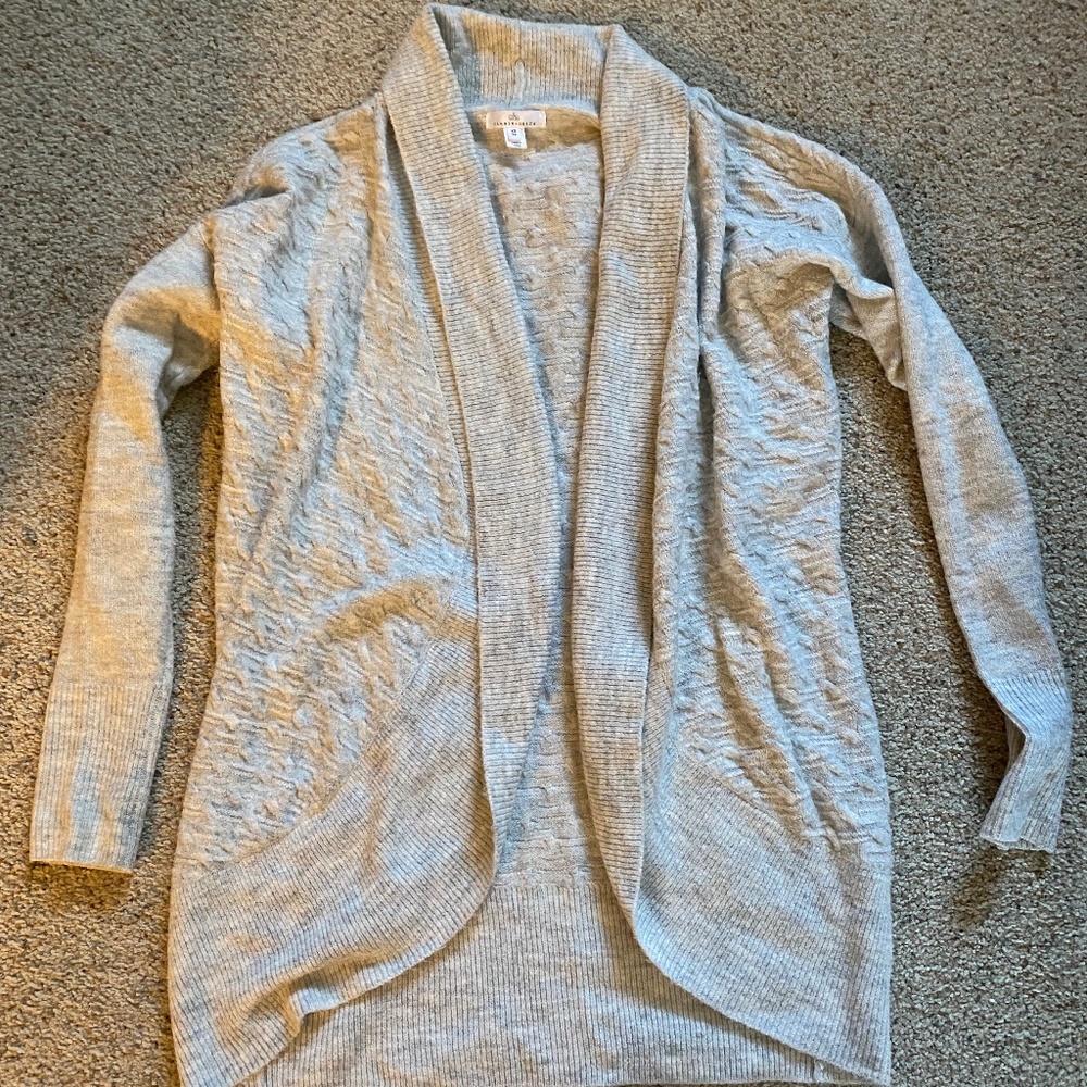 Camber & Grace Cocoon Cardigan Light Grey